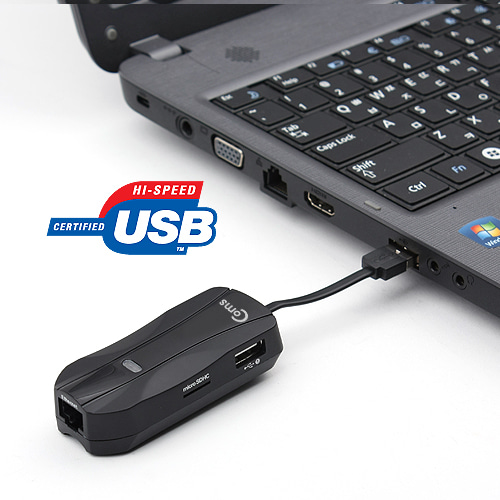 ABMV436 USB 2.0 멀티 컨버터 카드리더 2포트 허브 랜