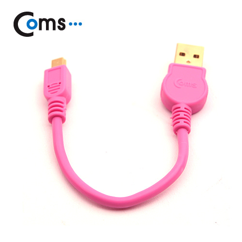 ABBG322 USB to 미니 5핀 충전 데이터 케이블 핑크 잭