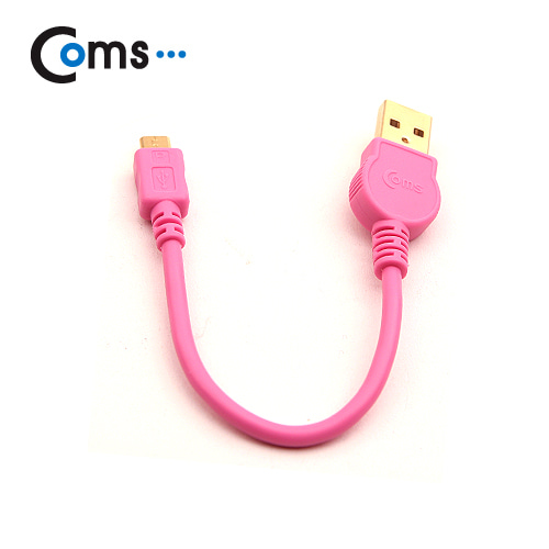 ABBG327 미니 케이블 USB to 마이크로B 케이블 핑크