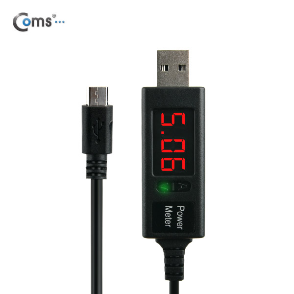 ABMV213 USB 테스터기 PC 전류 전압 측정 LED 케이블
