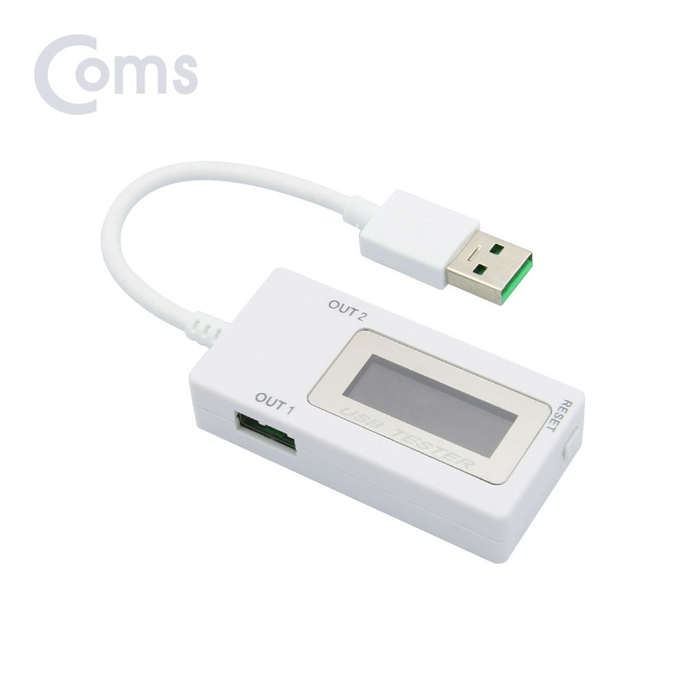 ABBT333 USB 테스터기 전류 전압 충전용량 측정 2포트
