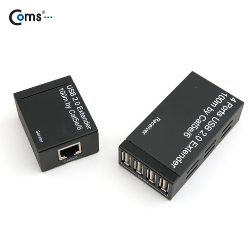 ABCL535 USB 리피터 RJ45 4P 허브 100M 연장 확장 잭