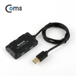 ABFW906 USB 3.0 허브 4포트 무전원 검정 충전 기기