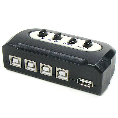 ABLC055-1 USB 수동 선택기 A타입 1포트 B타입 4포트