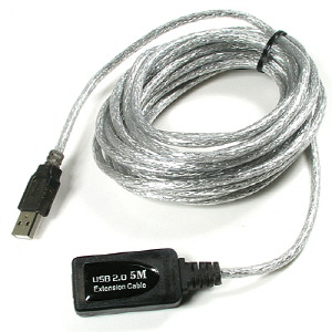 ABU2896 USB 2.0 리피터 케이블 5M 신호 증폭 케이블